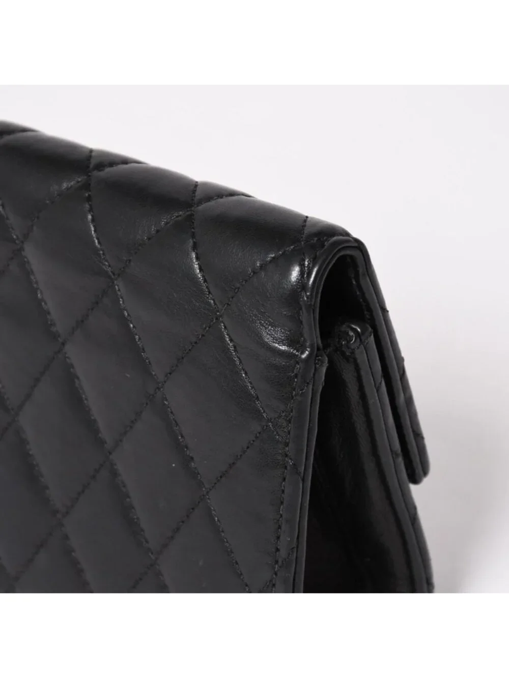 Chrome Hearts Dinner Clutch Large Dagger Matelasse Lambskin Black